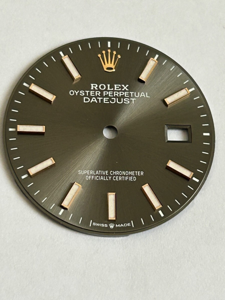 ろーずまりい Rolex Datejust 36 Rhodium Grey Dial Rose Gold Watch 126231 new