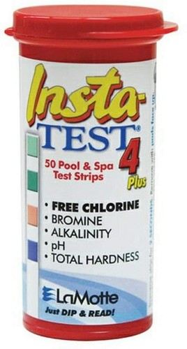 2 x Insta Test Strips 4 Plus Bromine or Chlorine Hot Tub and Pool LaMotte - Picture 5 of 7
