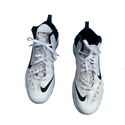Size 12 - Nike Zoom Hyperfuse 2013 TB White Black for sale online