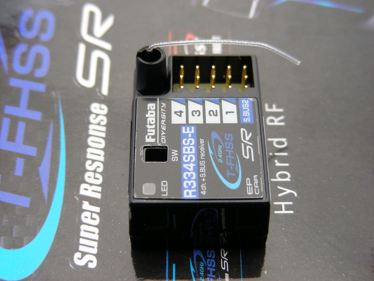 フタバ　4PX rx R334SBS-E Futaba R334SBS-E S.Bus2 T-FHSS SR HV 4-Channel Receiver For