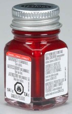 Testors 1/4 oz Stop Light Red Enamel Model Paint 1105