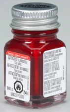 Testors 1/4 oz Stop Light Red Enamel Model Paint 1105