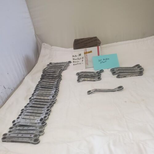 Lot of 44 Assorted Proto,Blue-Point Ratcheting Offset Box End Wrenches LOT-669
