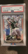 2021 Chronicles Score Update Zach Wilson Red Zone Rookie 01/20 PSA 9
