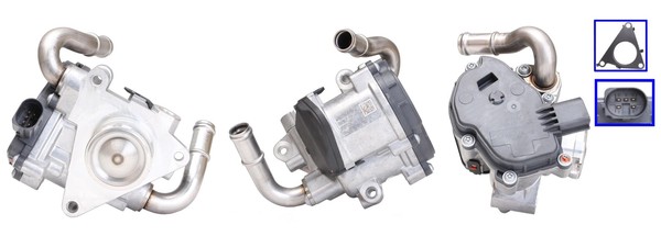 Elstock Agr-Ventil Elektrisch Mit Anbaumaterial FüR VW Passat Variant Tiguan-image
