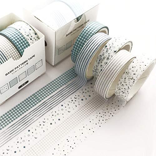 16 Rollos Washi Tape Primavera Floral | 6 Rollos De 8 Mm Y 10 Rollos De 10 Mm | 5 Metros Cada Uno | Para Journal, Manualidades, Decoración