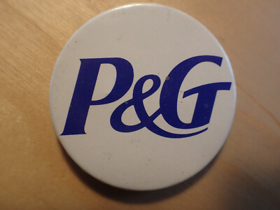 Procter & Gamble Button - P&G Pin - Button mit Nadel Verschluss