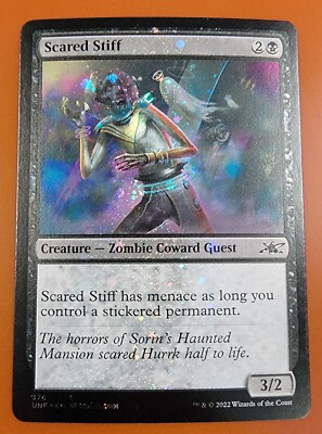 1x Scared Stiff | FOIL Galaxy | Unfinity | MTG Magic Cards