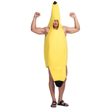 Banana Jumpsuit Fancy Party Cosplay Funny Costume Themed Dress Up
