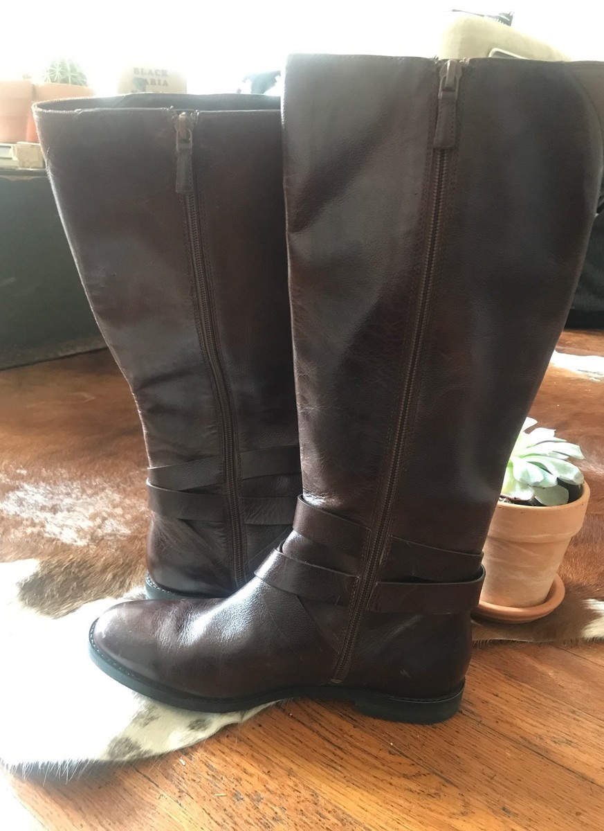 Bottes Cole Haan Go-Go Taille 7.5 US – Marron Foncé, Occasion (état à Vérifier)