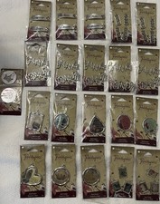 Blue Moon Beads Po tiques 26 Pc Lot Metal Pendants Charms Connectors Jewelry NOS