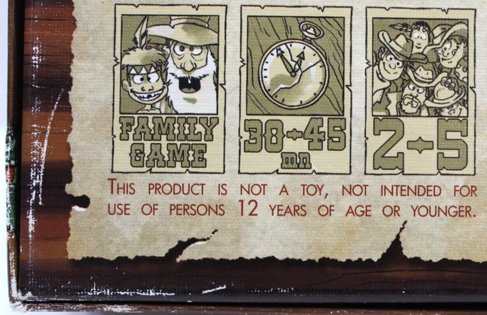 RARE Vtg DICE TOWN Game 1st Ed. 2012 Wild West Poker Bluff Tactics Matagot VGC - Image 4 of 4