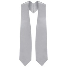 62" Long Unisex Adult Plain Graduation Stole Honor Sash for Ceremony
