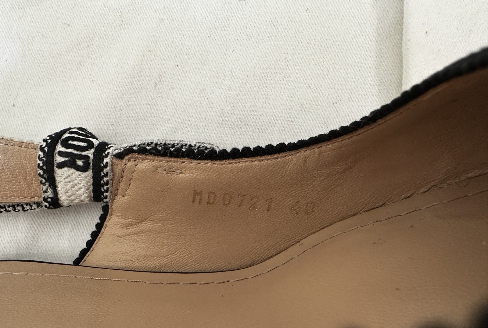 Authentic DIOR J’adior Slingbacks Houndstooth Des… - image 8