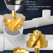 6 Pcs PPR Lifting Stepped Drill Bit Set 20 25 32 40 50 63mm 1/4 Inch Hex Shank