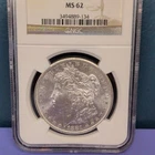 1881 S Morgan Silver Dollar NGC MS 62