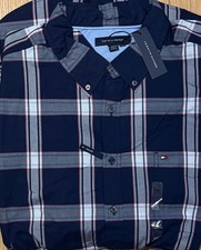 Tommy Hilfiger Long Sleeve Shirt Check Sz XXXL Classic Regular Fit NWT