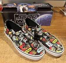 ZAPATOS DE REPETICIÓN VANS Star Wars “Que la Fuerza esté contigo” PARA HOMBRES TALLA 11 con caja nuevos con etiquetas