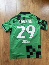 Fabrizio Cavegn signed bristol rovers away shirt 25/26 legend autograph macron 