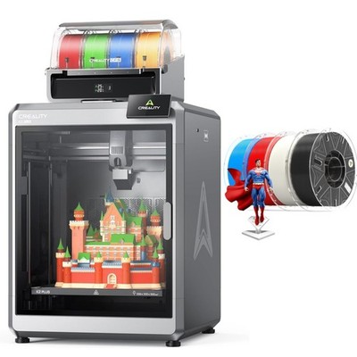 Creality K2 Plus Combo 3D Drucker CFS Multi Farbdruck mit 4 Rolls RFID Filaments
