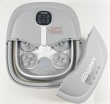 HOSPAN Collapsible Foot Spa Heat, 3 Massage Modes, Red Light Bubble