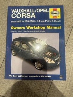 Haynes Owners Workshop Manual Vauxhall/Opel Corsa 2006 2010 Petrol Diesel 4886