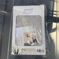 Goumi Kids Nursery Changing Pad Cover Soft Bamboo Organic Cotton Fitted Gray