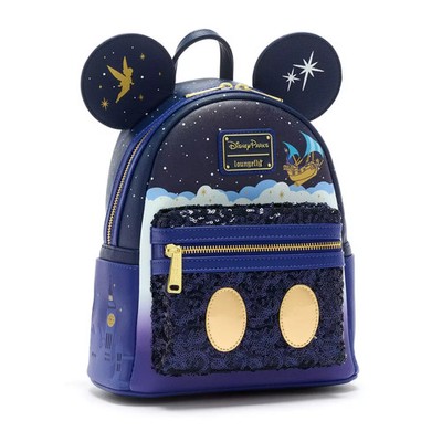 Neu mit Etikett Mickey Mouse: Die Hauptattraktion Loungefly Mini Rucksack Peter Pan in der Hand!
