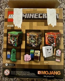 LEGO Minecraft Micro Worlds 3 Set lot Forest, Village and End 21102 21107 21105