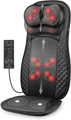 Shiatsu Massageauflage mit Vibration Tiefenknefür Nacken und Rücken, Ganzkörper
