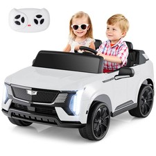 2 Seater Ride on Truck w/Remote Control 3 Speeds LED Lights Horn Music Story