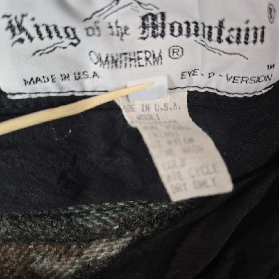 King of the Mountain KOM Camo Wool Hunting Omnitherm Original Pants 32 (~35x28) - Image 3 of 4