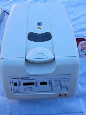 Thermometer Shandon Cytospin 4 Cyto Centrifuge. Works, Needs Repair To Lid
