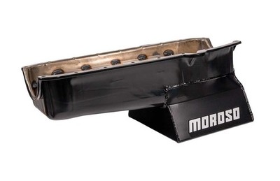 Moroso 20191 Oil Pan Steel Clear Zinc 7 qt. For Chevy Small Block NEW