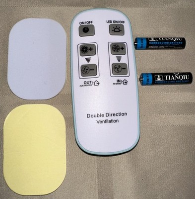 Smart Remote Control For Exhaust Fan, Multi-Function Fan Remote - Model P18A2