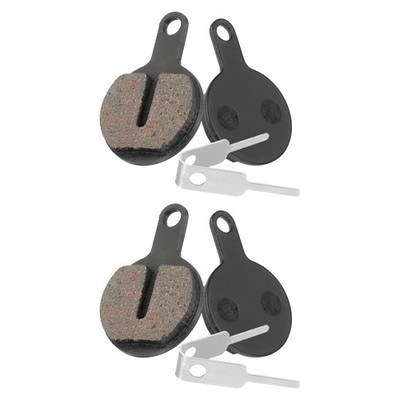 2er Set Scheibenbremsbelag 0.91'' x 1.34'' Fahrrad Bremsbeläge Mit Feder Schwarz