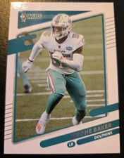 2021 Panini Donruss Football Jerome Baker #67 Miami Dolphins