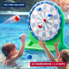 Kids Fun Pool Toys, Inflatable Dart Board Toss Water Game, Swimming Poo