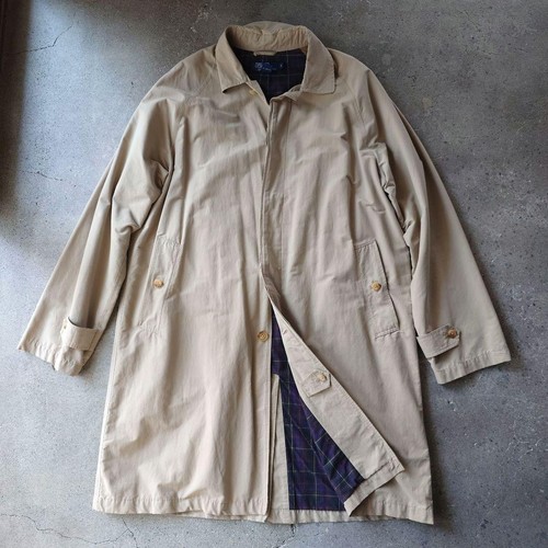 Polo Ralph Lauren Spring Trench Coat Jacket Men Size M Beige 90's Vintage - Picture 2 of 11