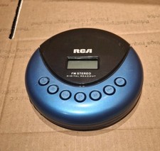 RCA RP3013 Portable CD Player FM Stereo Radio Blue Black 2011