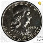 1959 Franklin 50C Half Dollar PCGS PR65 - Gold Shield - Digital Photos - Mirrors