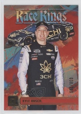 2024 Panini Donruss NASCAR Race Kings Red /299 Kyle Busch #198 2qw