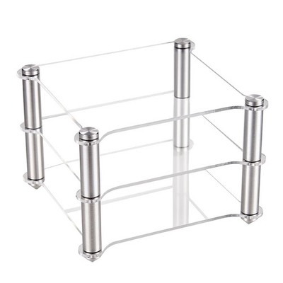 Acrylic Aluminium Alloy Rack HIFI Decoder Amplifier Headphone Amplifier Double L