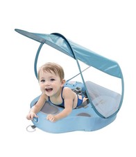 INFLATEFLY Baby Swim Float with Protection Sunshade Infant Pool Float