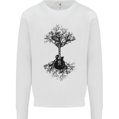 Elektrogitarre Tree & Wurzeln Gitarrist Kinder Sweatshirt Pullover