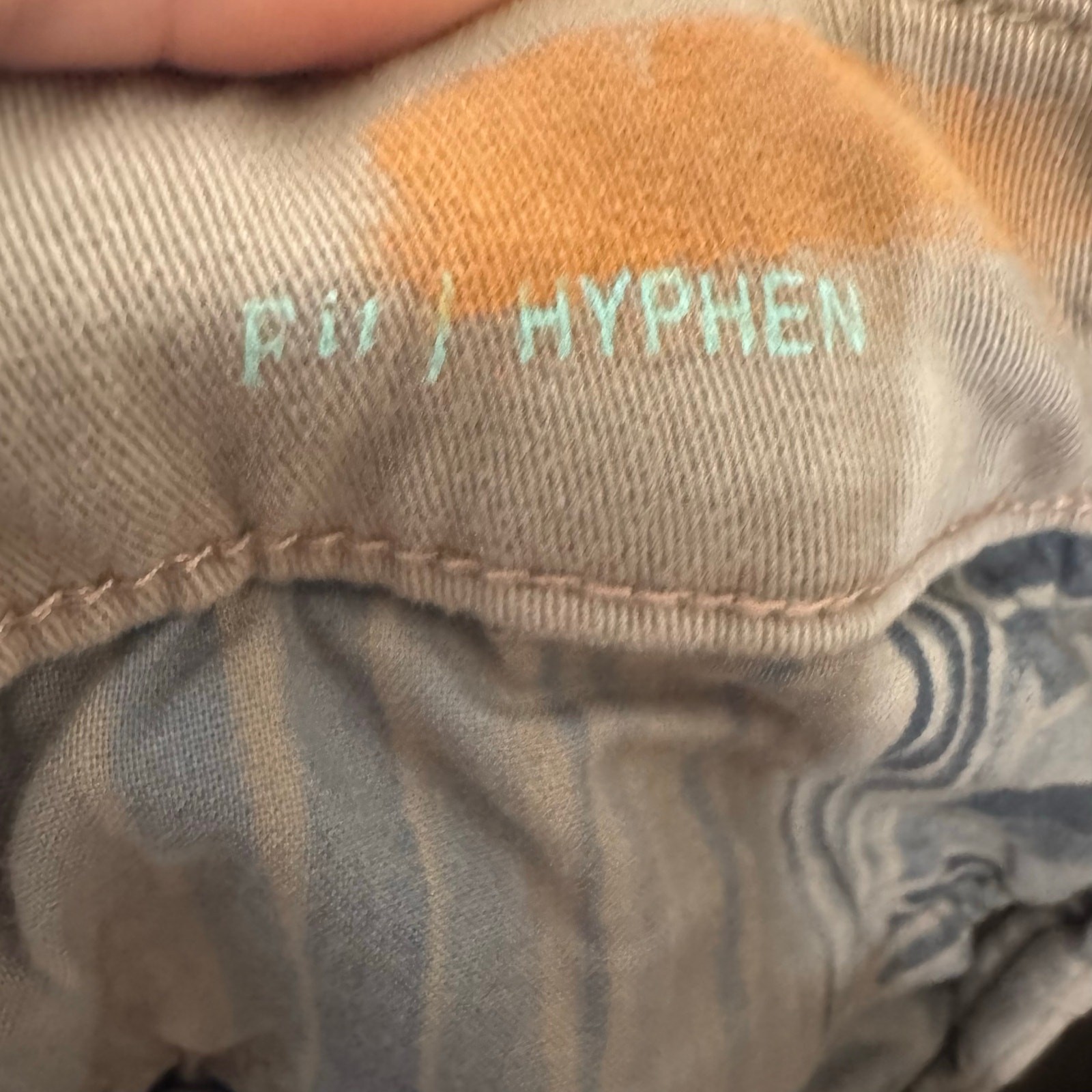 Pilcro Hyphen Collab Patchwork Painted Chinos Pan… - image 7