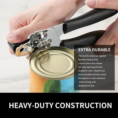 Safe Cut Manual Can Opener Heavy Duty Smooth Edge Food Grade Kitchen Tool in USA