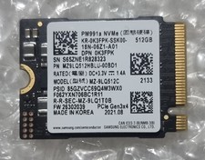 samsung PM991a M.2 NVMe SSD 512GB MZ-9LQ512C MZ9LQ512HBLU-00BD1 DP/N 0K3FPK 2230
