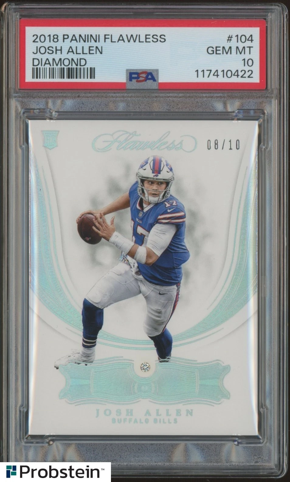 Josh Allen Panini Flawless #104 Diamond