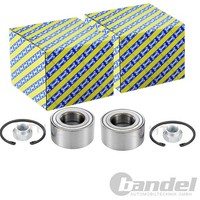 2X SNR RADLAGER-SATZ Vorne Passend FÜR Mitsubishi Lancer Outlander Links+Rechts